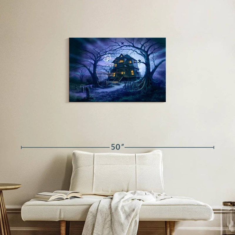 Kelan Haunted House II, 20" H x 30" W