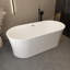 Baignoire de trempage autoportante en acrylique 67 po