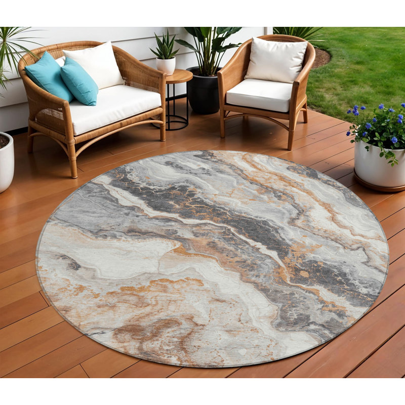 Tapis rond 8 po