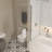 Bath Tub Pivot Shower Screen, With 1/4" Tempered Glass And Towel Bar  3458