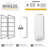 Sorbus 3-Tier Floating Bathroom Shelves for Wall - Wood Wall Storage for Towels, Over the Toilet Storage Cabinet, Gaming Floating Shelves, Bathroom Accessories, and Home Decor, White-108199519