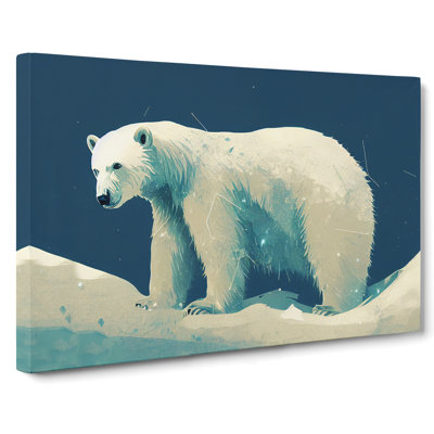 Polar Bear Painting Vol.3 - Wrapped Canvas