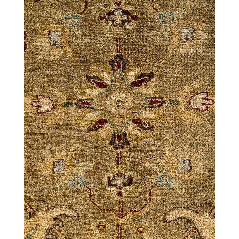 Overdyed One-of-a-Kind Rectangle 9'2" X 12'2" Hand Knotted Area Rug