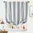 Chris Double Layer Linen Blackout Tie Up Curtains Thermal Insulated Fully Lined Vertical Striped Balloon Roman Shade Bathroom Window Adjustable Rod Pocket-1233854608-1233854613