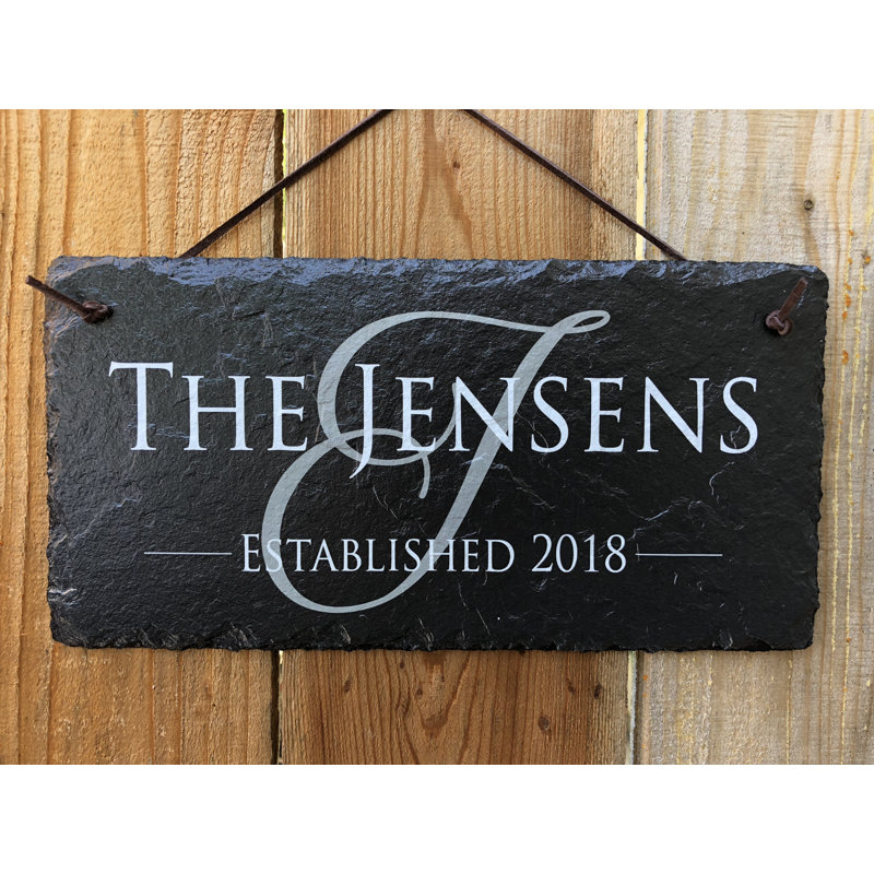 Plaque d'adresse Sassy