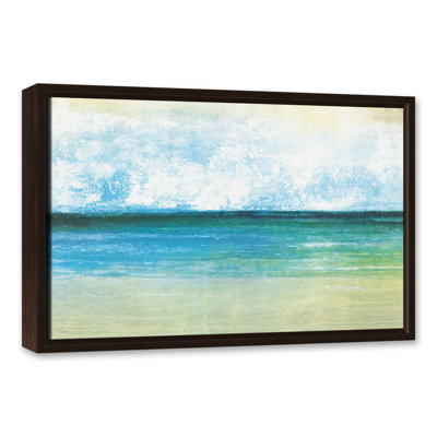 « sandy ocean », reproduction de peinture à l’acrylique sur toile
