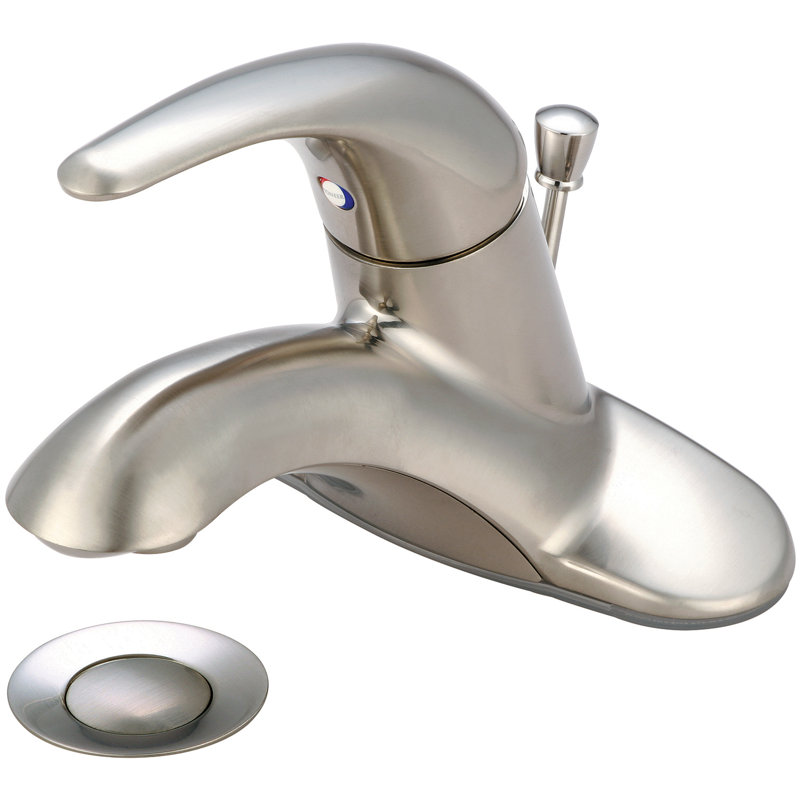 Legacy Bathroom Faucet with Drain Assembly, Brushed Nickel