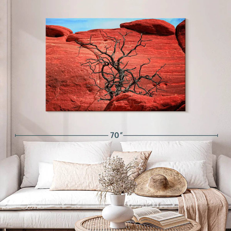 Arbre mort Harnek par Red Rocks, H 32 po x l 48 po