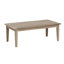Table basse d'extérieur en bois massif d'acacia Amina