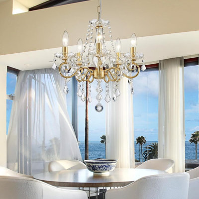 5 - Light Round LED Chandelier