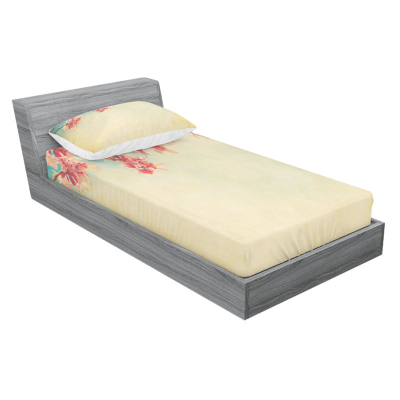 Microfiber Sheet Set, Twin Sheet Set with Fitted Sheet