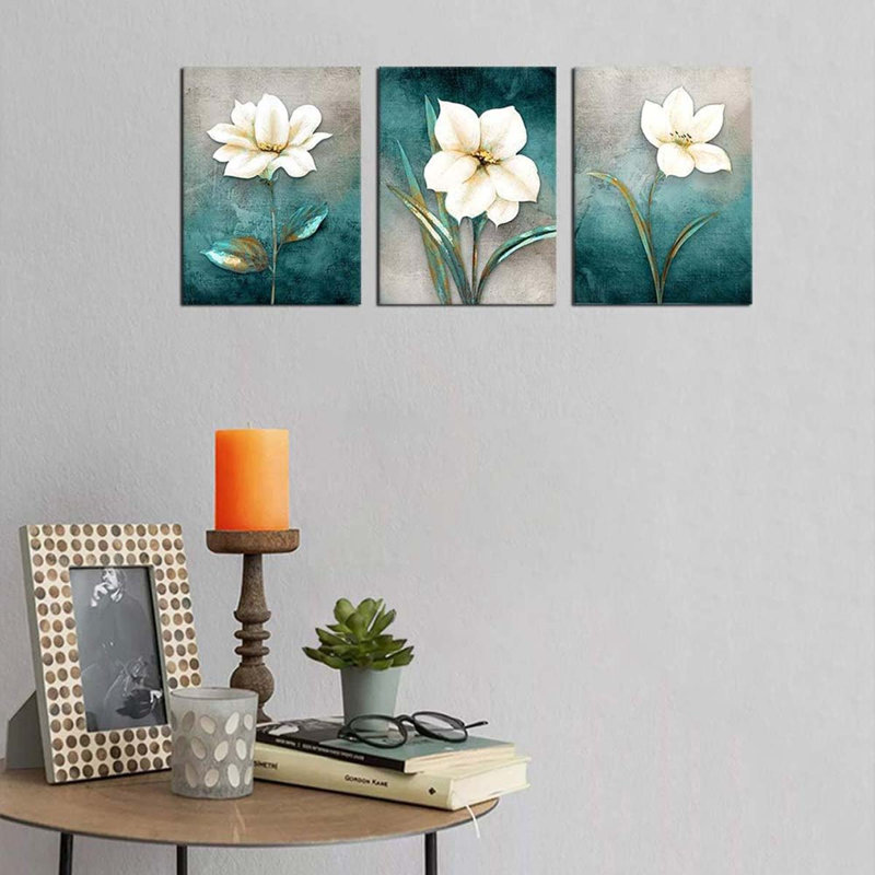 3 Piece Wrapped Canvas Print, 40 cm H x 30 cm W
