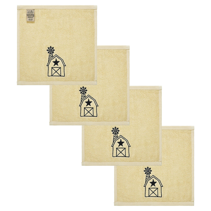 Ensemble de 4 débarbouillettes Timeless Linens