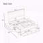 Structure de lit avec 6 tiroirs Modern-129199339
