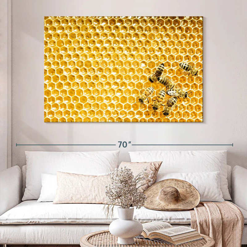 Abeilles Brampt, H 34 po x l 51 po