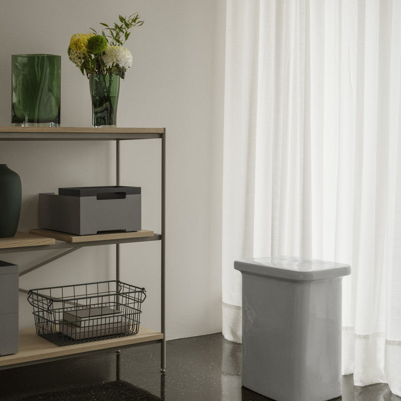 KASANE Modular Storage Bin - Medium - Mourning Dove, Anthracite, Medium