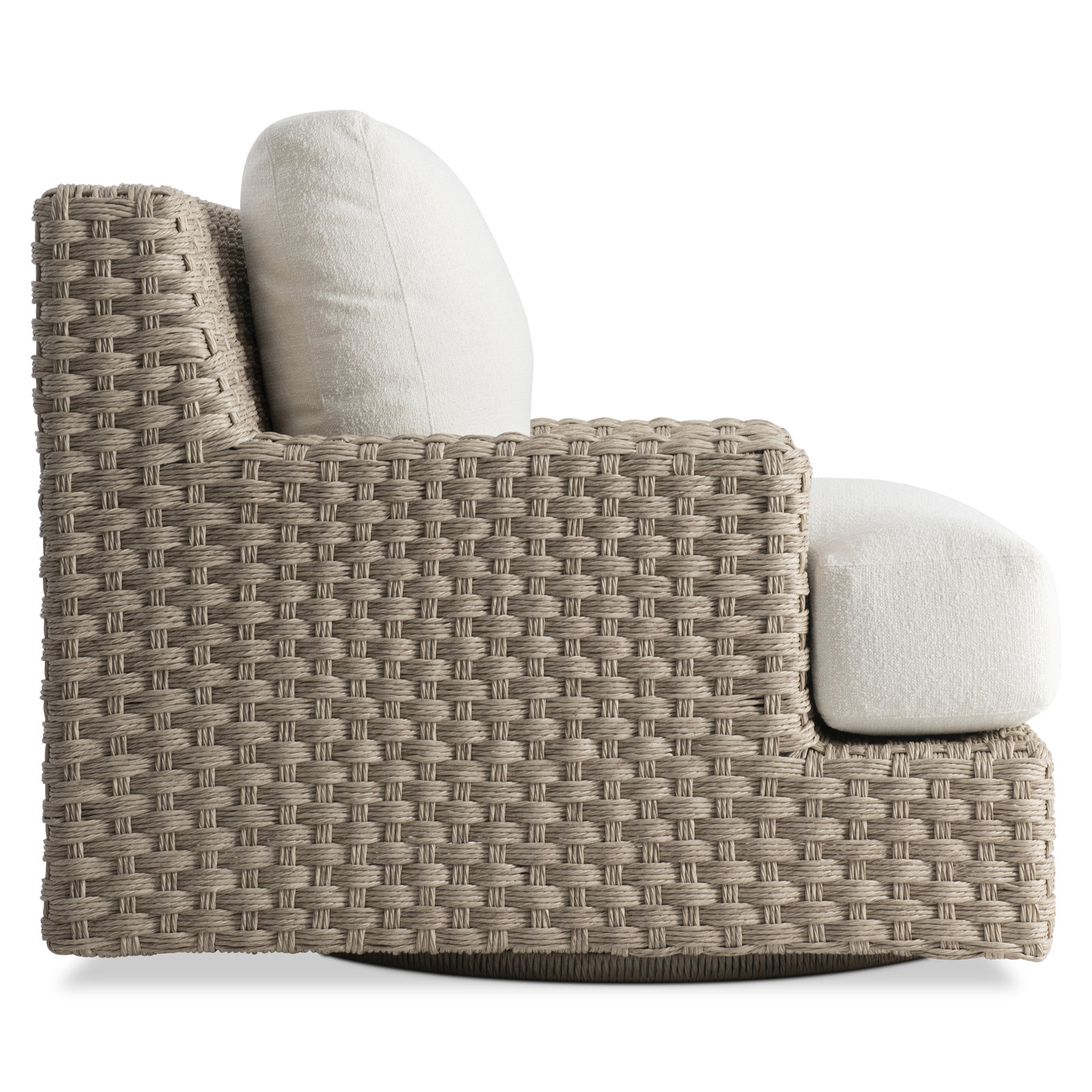 Trieste Wicker Swivel Patio Lounge Chair