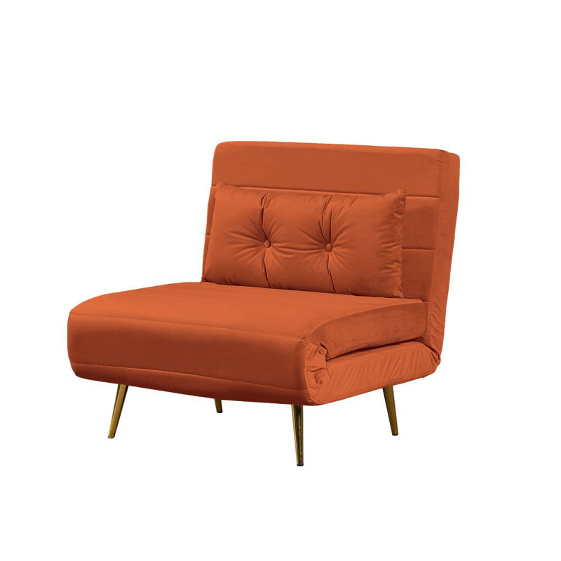 Taysia 1 Seater Sofa Bed, Orange