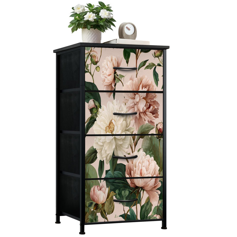 Commode de rangement verticale 4 tiroirs