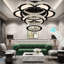 W24 "Big Flower Modern Lustre en cristal 3000-6000K Luminaires de gradation-1865814719