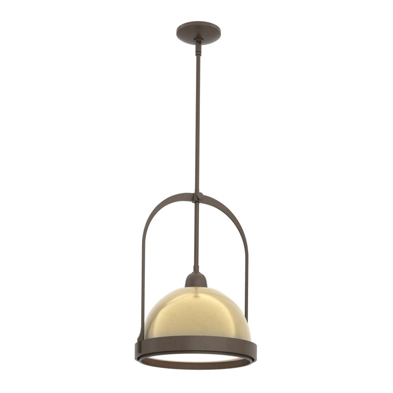 Atlas 1 - Light Single Dome Pendant, Modern Brass, Bronze