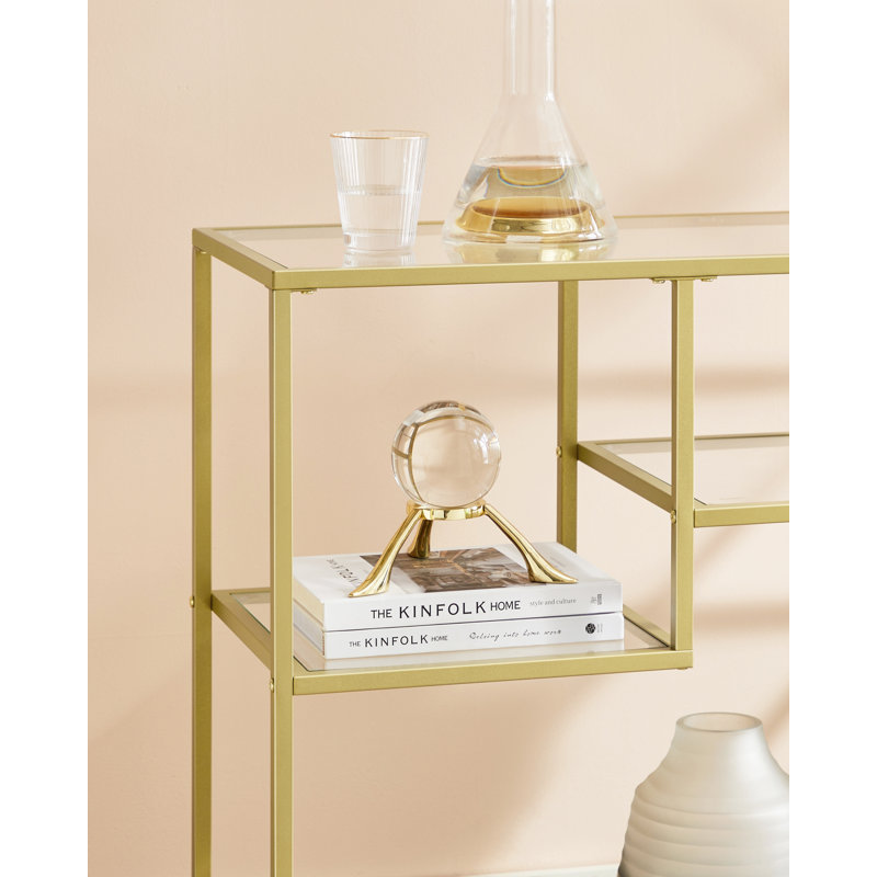 Northboro 100cm Glass Top Console Table