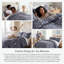Ensemble de couette réversible Southshore Fine Linens Secret Meadow bleu, en microfibre doublement brossée à motif floral avec garniture en fibres synthétiques, comprenant une couette et deux taies d'oreiller King (taille King/California King).-1223729605-1223689306