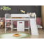 Lit mezzanine double bas pour enfants Caulkins-30985816