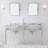 Creation Embassy 72'' Stone Oval Bathroom Vanity with Faucet and Overflow -1374940812