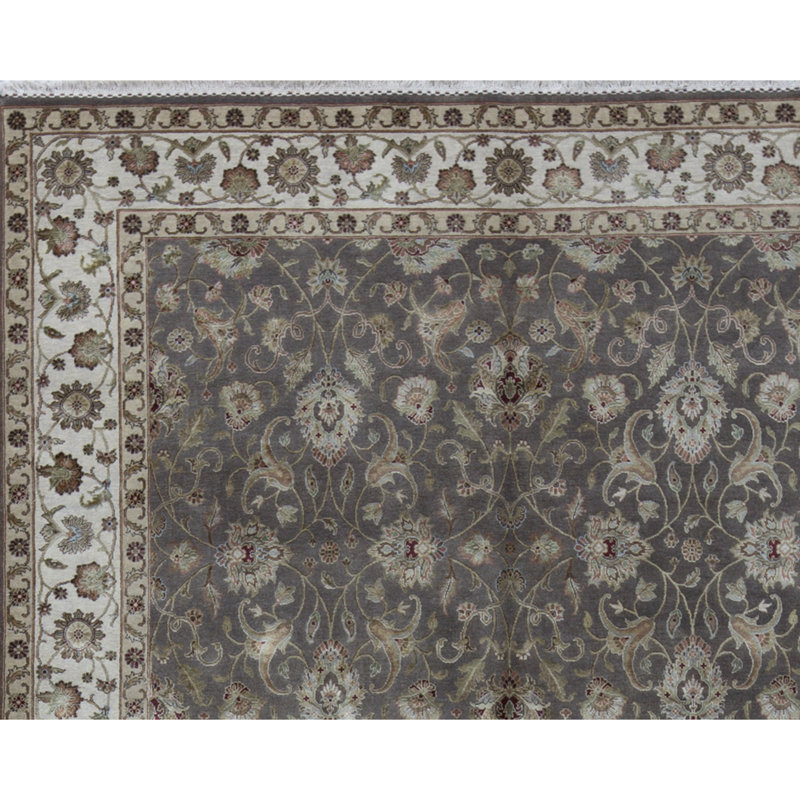 Shamas Oriental Area Rug in Brown/Ivory/Gray/Green