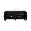 Armoire à porte fleurie avec poignée en métal noir pratique pour divers espaces et besoins de rangement fonctionnels