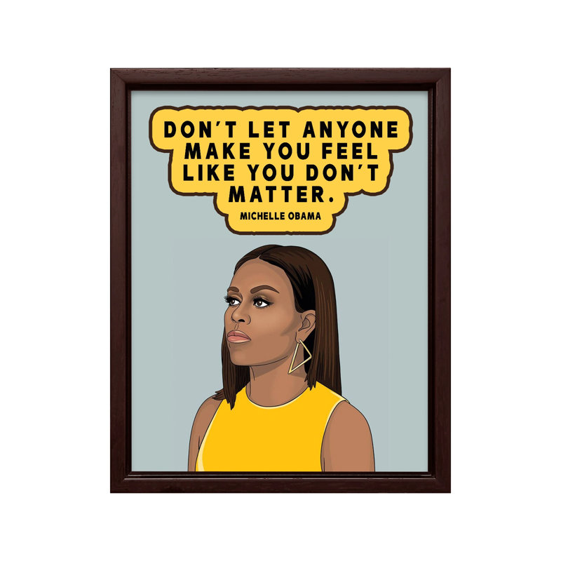 Ne laissez personne, Black Framed, Canvas, 16"H x 20"W