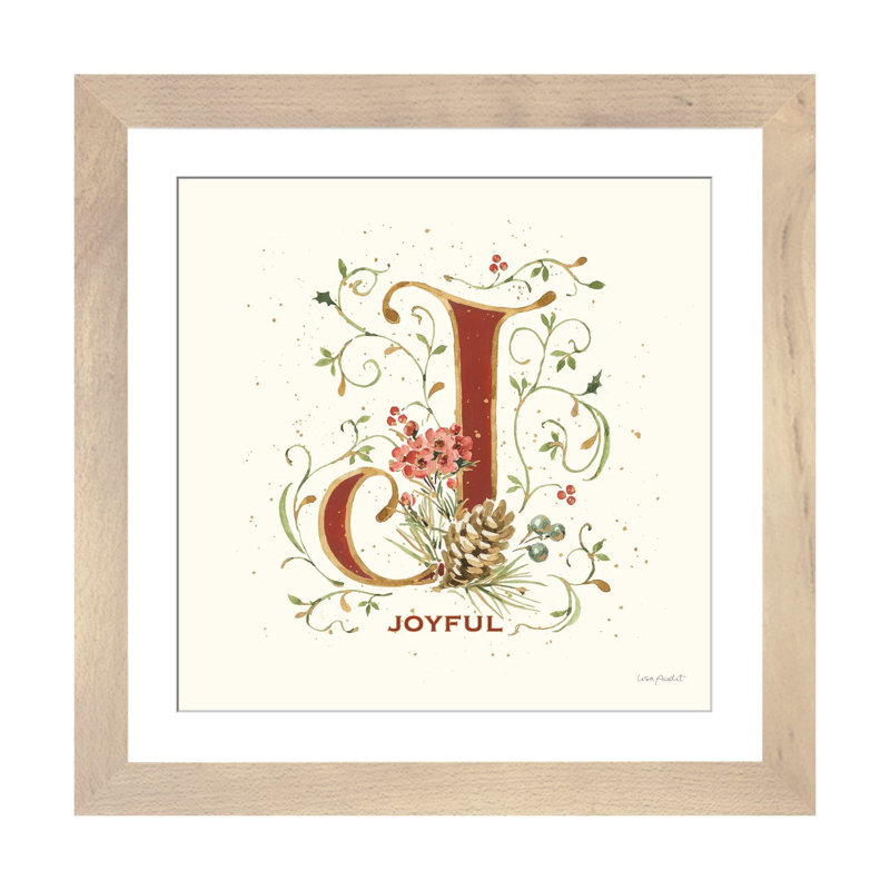 Winter Blooms IX - Reproduction d'art murale - Papier d'art encadré, H 24 po x l 24 po, Beige