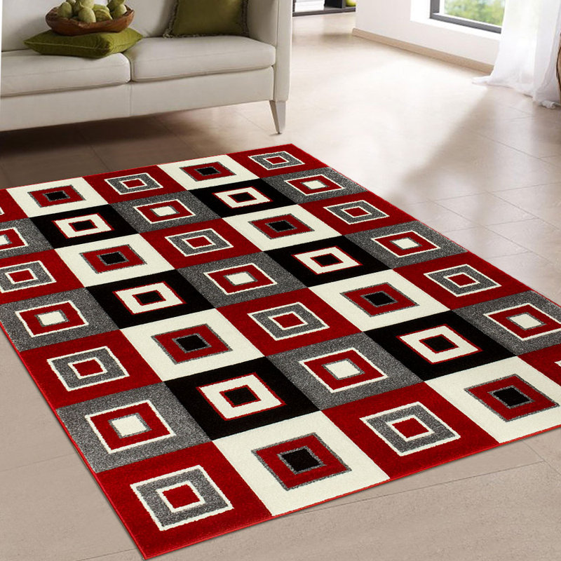 Geometric Indoor Rug, Rectangle 7'9" x 10'5"