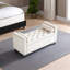 Banc de rangement en velours Azruddin-136249669