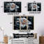Ensemble de salon art mural blanc lys-1680020302-1680020299