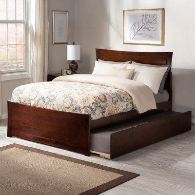 Ralls Solid Wood Platform Bed with Matching Footboard and Trundle