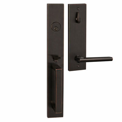 Ensemble de poignées avec levier Delray en bronze huilé Bravura 973-839 Active Montgomery - R