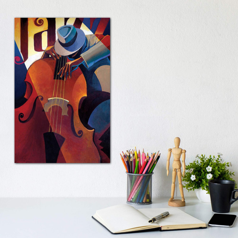 Straight Ahead by Keith Mallett - Print on Canvas, 30.48 cm H x 45.72 cm W