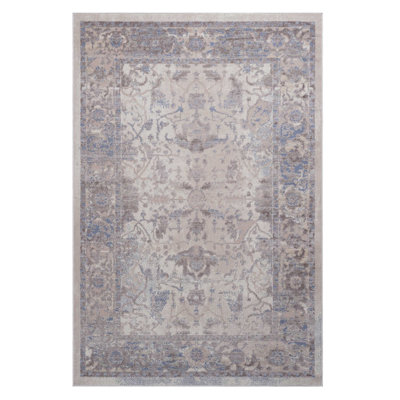 5X7 Brown/Beige /Traditional Non-Shedding Living Room Bedroom Dining Home Office Stylish And Stain Resistant Area Rug