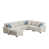 Cream Polyester Blend