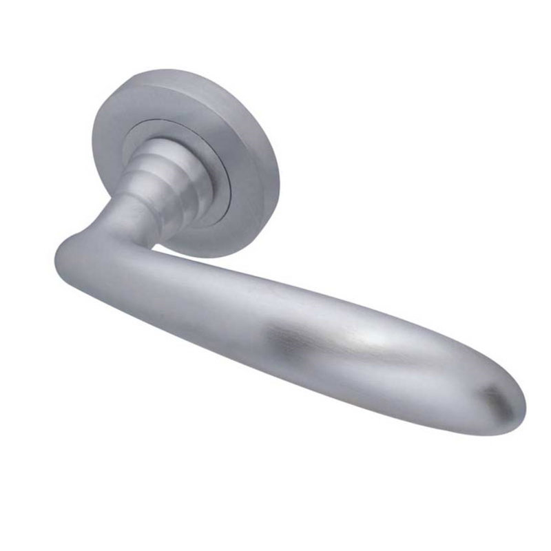 Arc Passage Door Handle, Satin Chrome