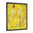 Impression noire sur toile encadrée sélectionné