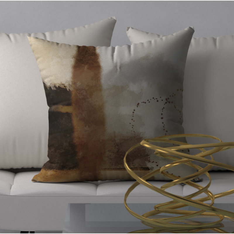 Housse de coussin décorative carrée ultra longue, 18" x 18"
