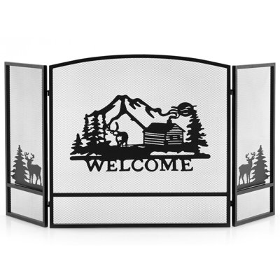 Brankovice Metal Fireplace Screen