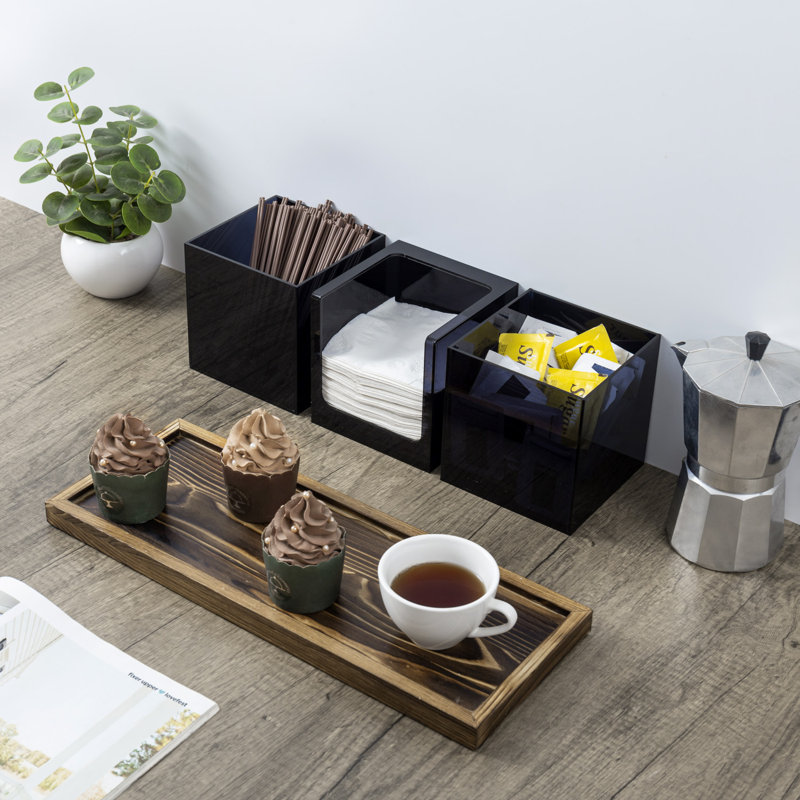 MyGift 6 Pod Coffee Condiment Storage