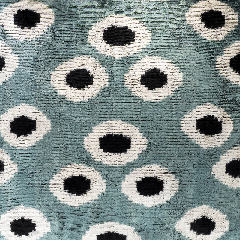 Ikat Silk Pillow Cover