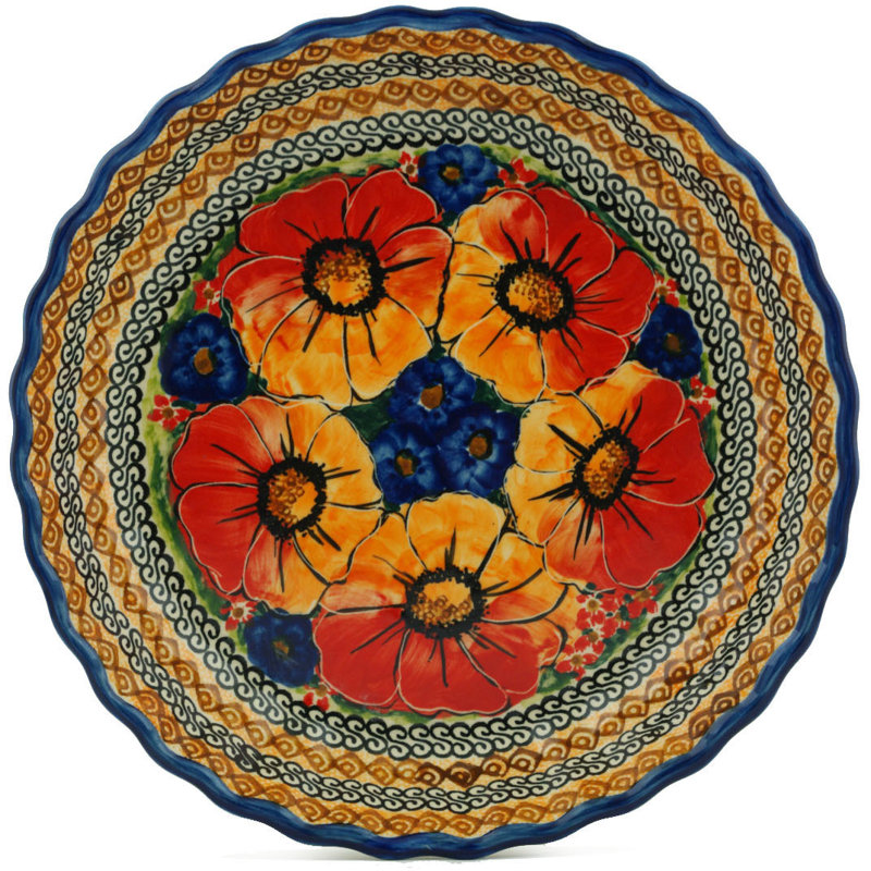 Polmedia Stoneware Pie Pan