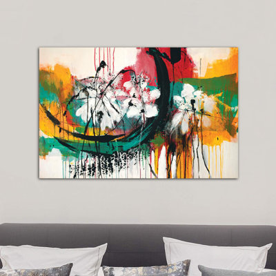 Mardi Gras No.2 by Jude Remedios - Wrapped Canvas Painting