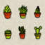Cactus 533 - Impression sur toile tendue-1201290962